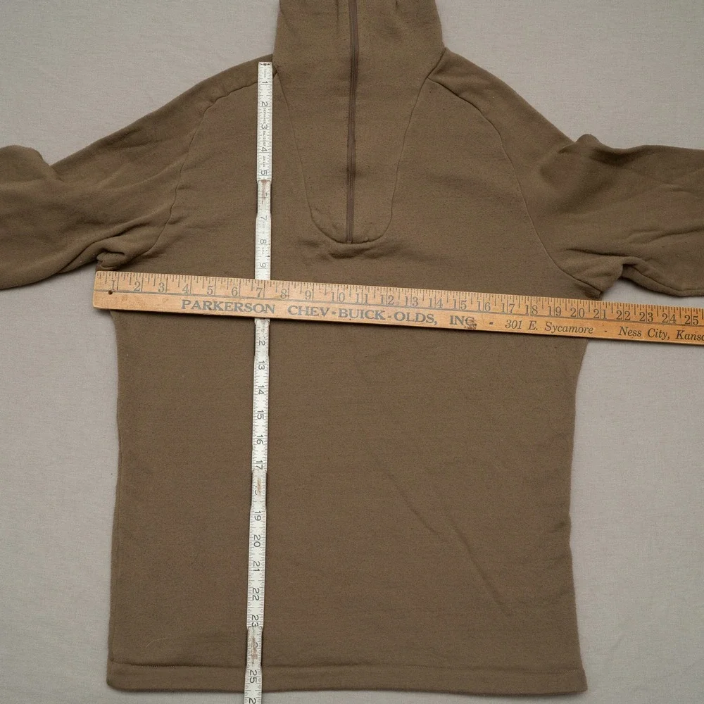 Vintage The North Face 1/4 Zip Cold Weather Thermal‎ Shirt Military Issue Medium
